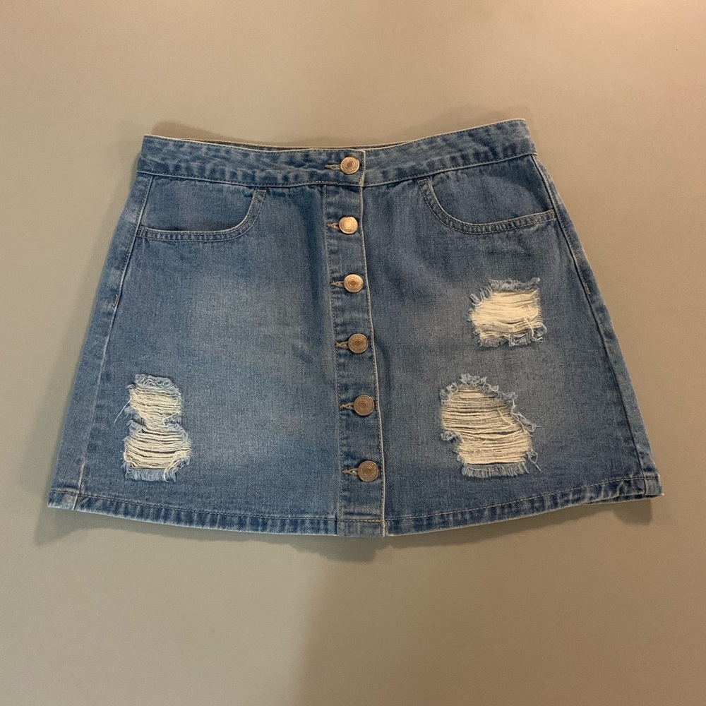 Forever 21 Denim Mini Skirt